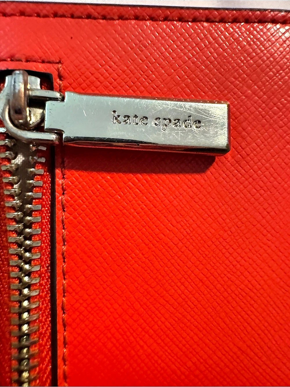 Kate Spade Staci Large Slim Bifold Wallet Orange - Picture 4 of 8